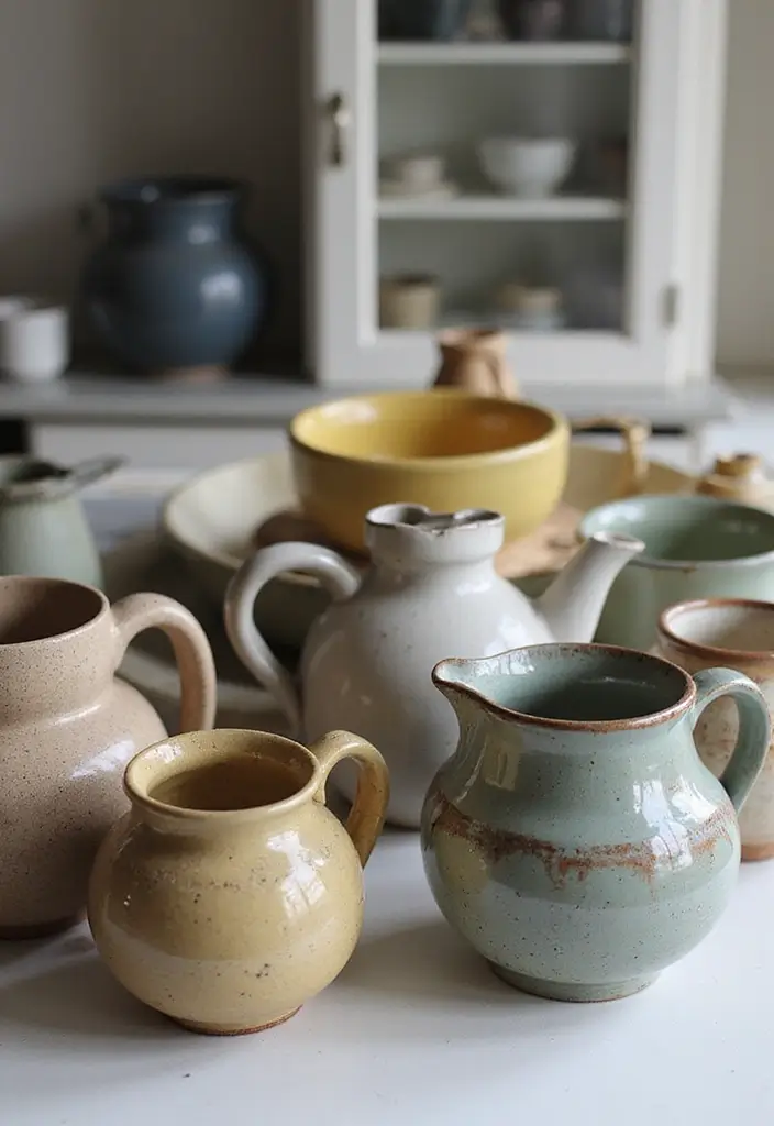 30+ MCM Ceramic Decor Inspirations For Retro Homes 38 30+ MCM Ceramic Decor Inspirations For Retro Homes - 20. Unique Ceramic Jugs