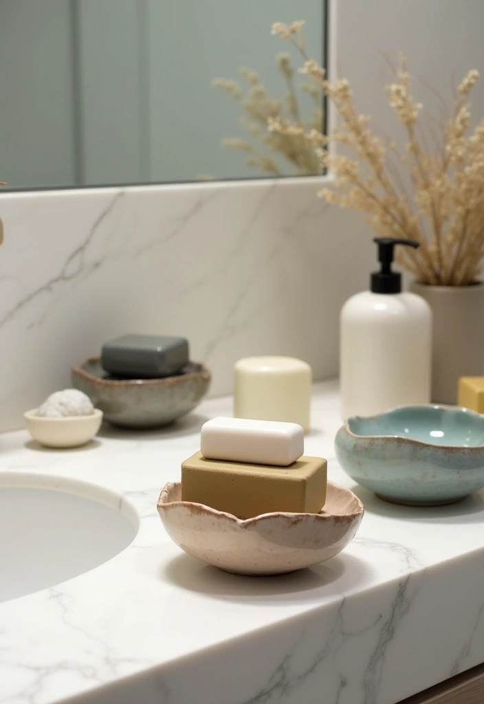 30+ MCM Ceramic Decor Inspirations For Retro Homes 43 30+ MCM Ceramic Decor Inspirations For Retro Homes - 23. Elegant Soap Dishes