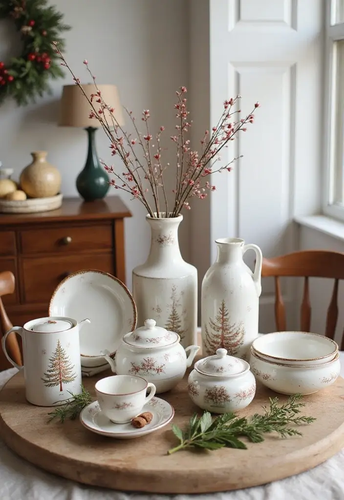 30+ MCM Ceramic Decor Inspirations For Retro Homes 46 30+ MCM Ceramic Decor Inspirations For Retro Homes - 24. Seasonal Decor Elements