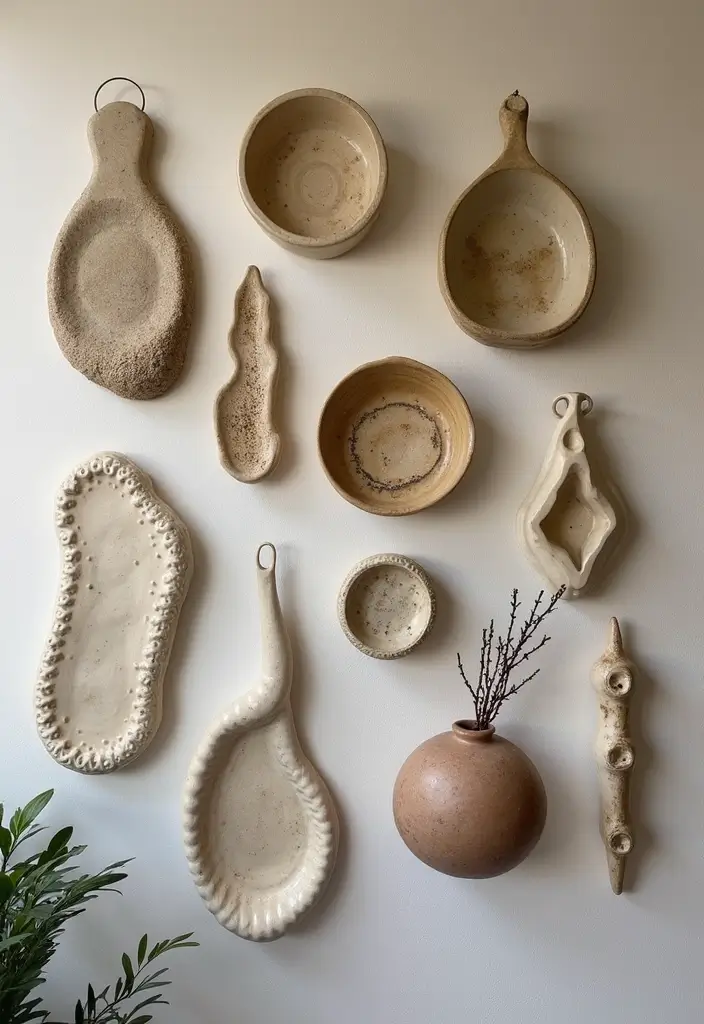 30+ MCM Ceramic Decor Inspirations For Retro Homes 13 30+ MCM Ceramic Decor Inspirations For Retro Homes - 7. Handmade Wall Hangings