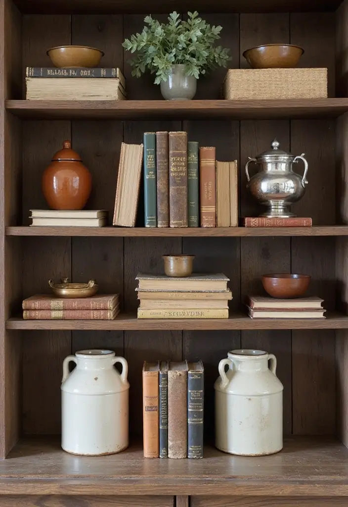 30+ Vintage Ceramic Crock Decor Ideas Worth Collecting 30 30+ Vintage Ceramic Crock Decor Ideas Worth Collecting - 10. Decorative Bookends