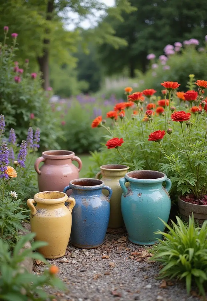 30+ Vintage Ceramic Crock Decor Ideas Worth Collecting 58 30+ Vintage Ceramic Crock Decor Ideas Worth Collecting - 24. Vintage Garden Art