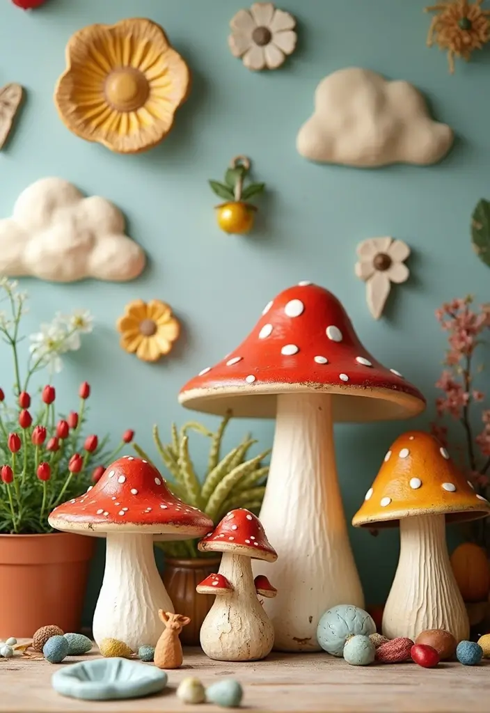 30+ Vintage Ceramic Mushroom Decor Inspirations For Retro Homes 27 30+ Vintage Ceramic Mushroom Decor Inspirations For Retro Homes - 11. Charming Kids' Room Decor