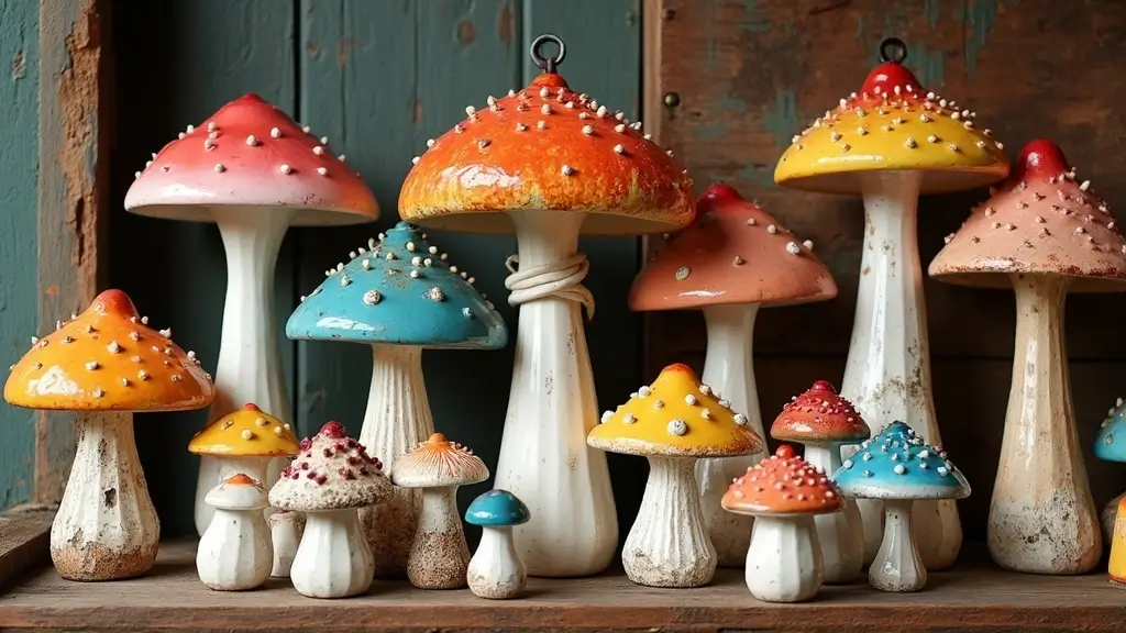 30+ Vintage Ceramic Mushroom Decor Inspirations For Retro Homes