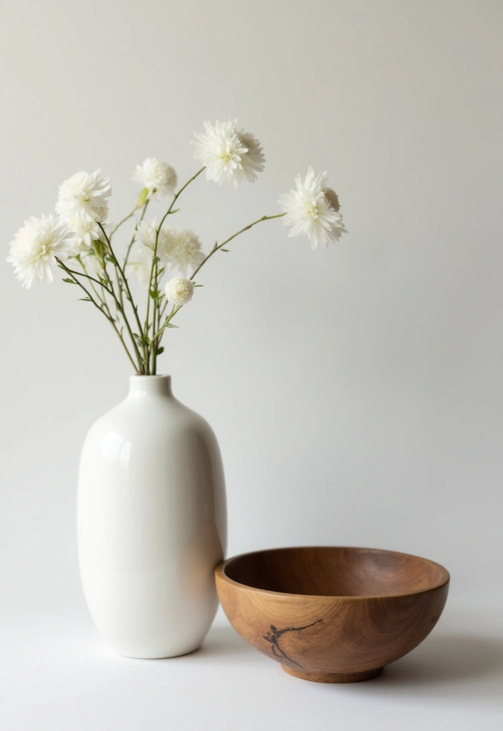 30 White Vases Decor Ideas In Ceramic For Minimalist Homes 45 30 White Vases Decor Ideas In Ceramic For Minimalist Homes - 19. Textural Contrast