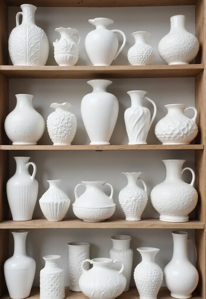 30 White Vases Decor Ideas In Ceramic For Minimalist Homes 64 30 White Vases Decor Ideas In Ceramic For Minimalist Homes - 24. Vintage Touch