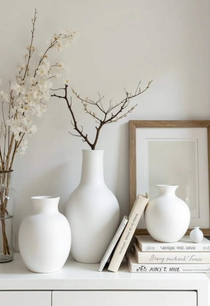 30 White Vases Decor Ideas In Ceramic For Minimalist Homes 66 30 White Vases Decor Ideas In Ceramic For Minimalist Homes - 26. Elegant Shelfie