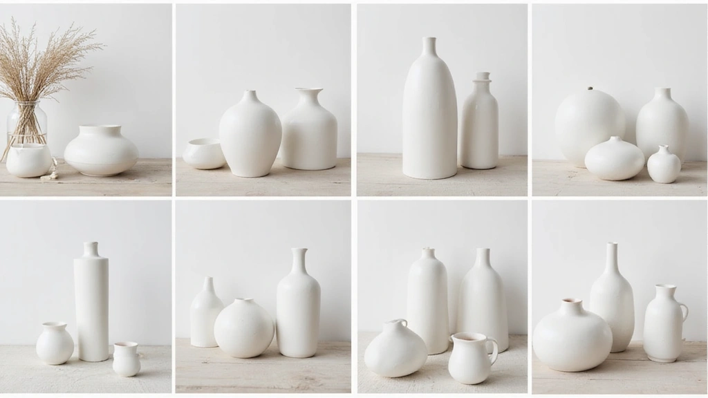 30 White Vases Decor Ideas In Ceramic For Minimalist Homes