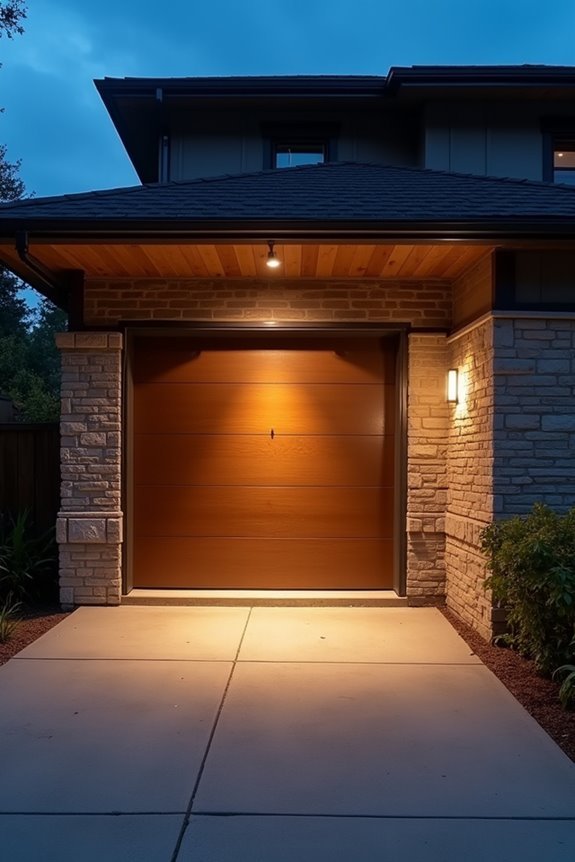 above door or beside door lighting options