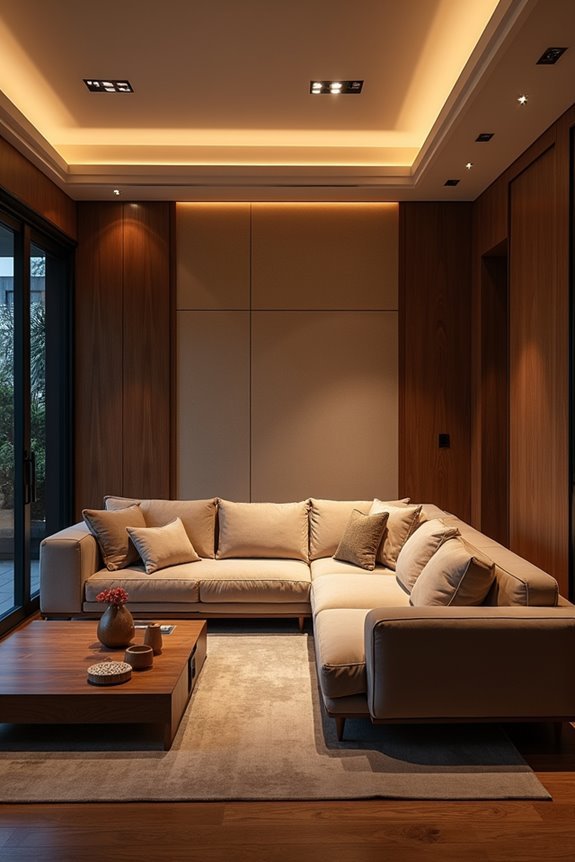 ambient task accent lighting scheme