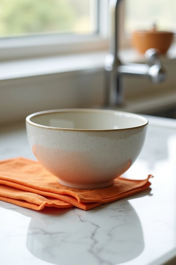 avoid non oven safe chipped ceramics