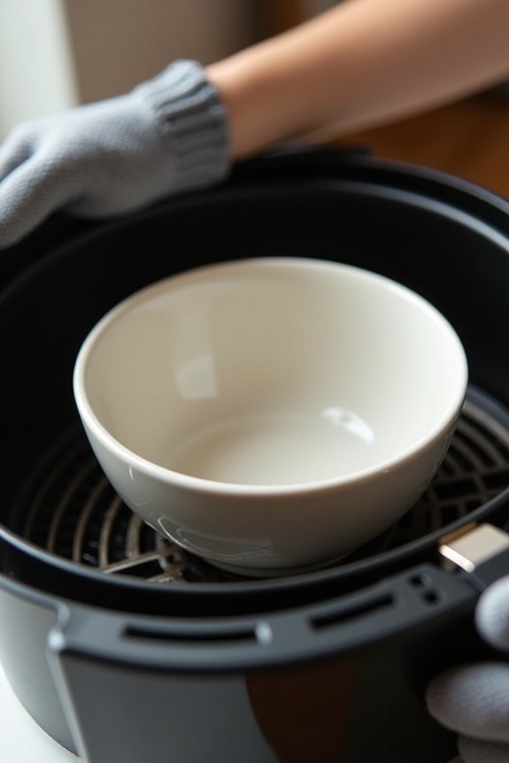 ceramic bowl safety steps
