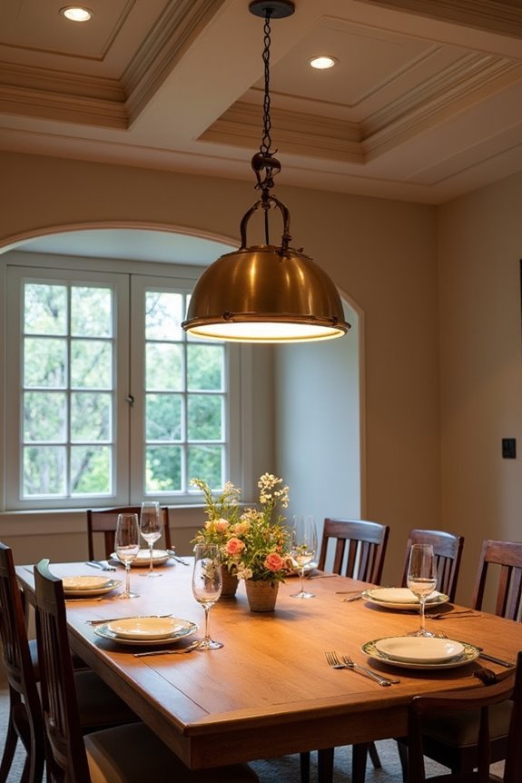 chandelier height for dining comfort
