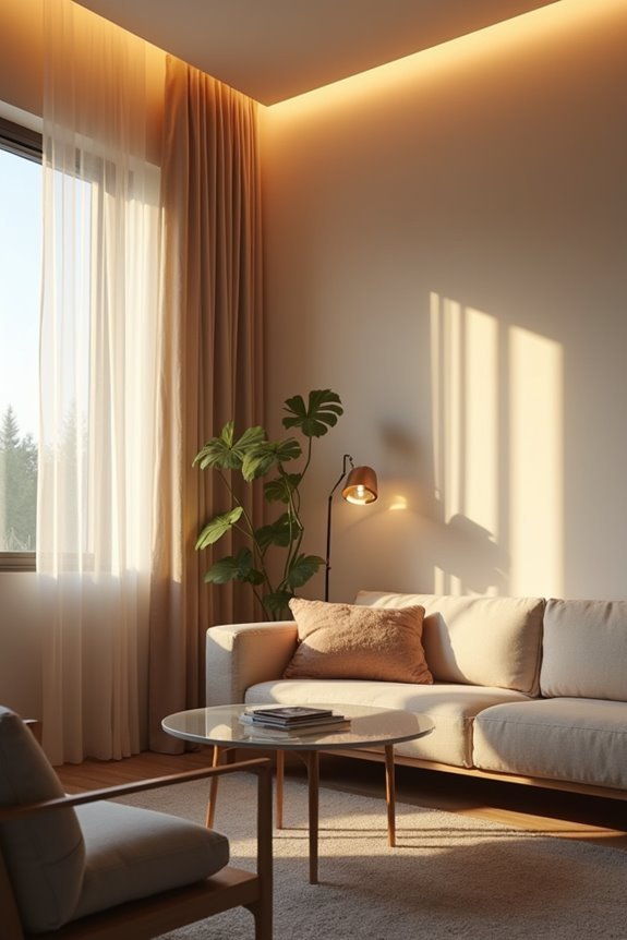 cool light reduces perceived warmth