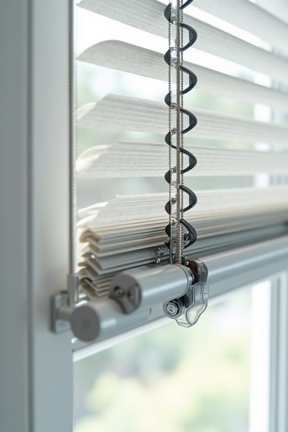 cordless blinds internal mechanisms