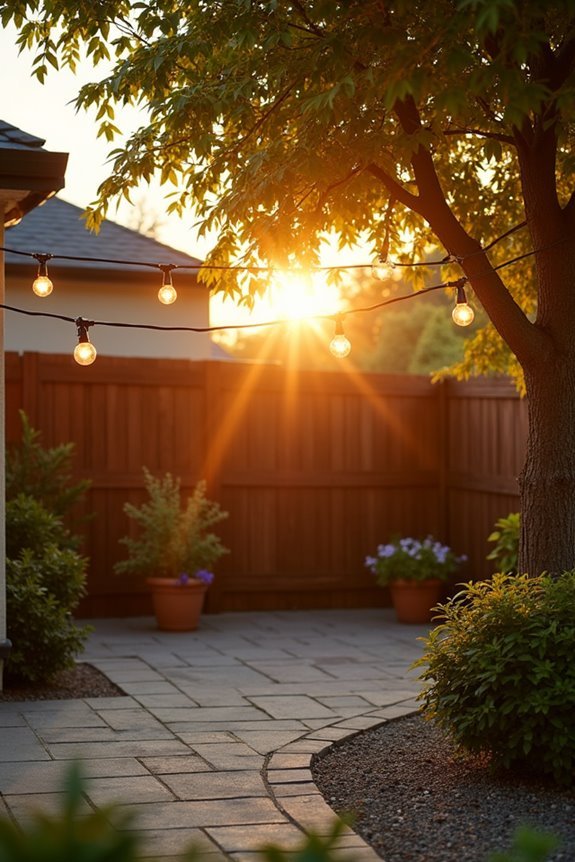 damage free outdoor lighting options for renters