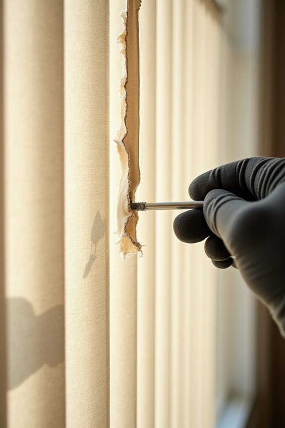 diagnose blinds exact issue carefully