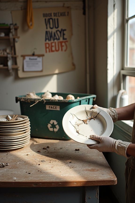 disposal best for leftover ceramics