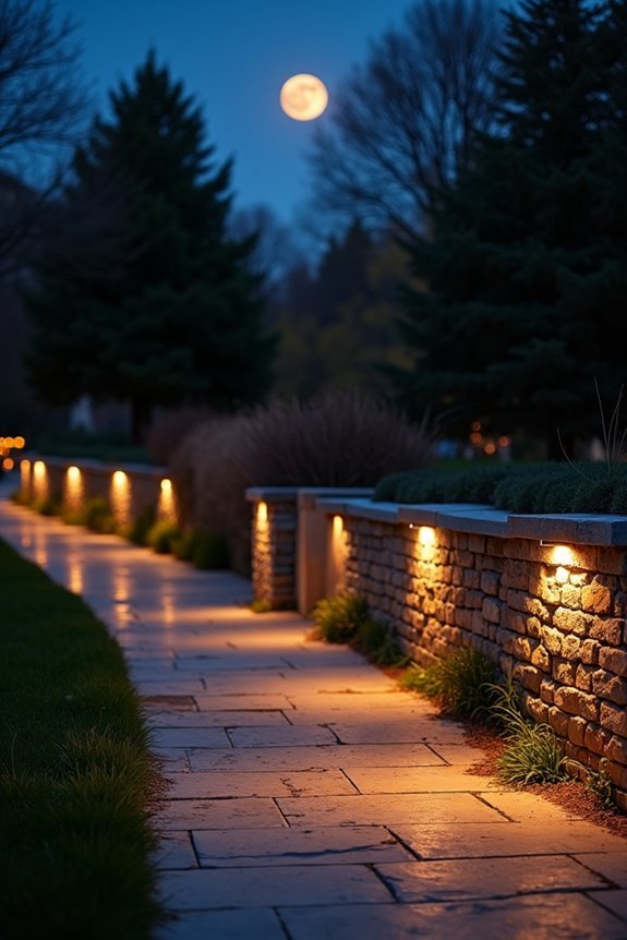 even warm pathway illumination balance