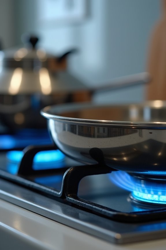 flat bottom pans heat best on radiant ceramic stoves