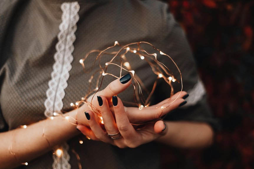 hanging outdoor string lights nails free
