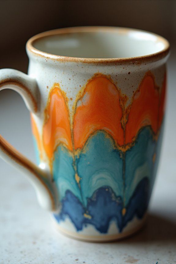 heat cures paint to ceramic adhesion