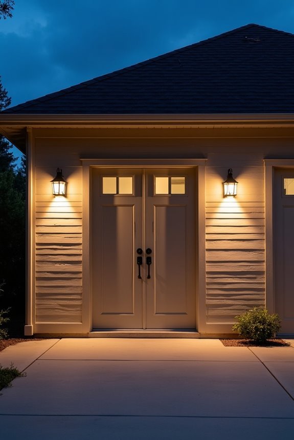 ideal mounting height for outdoor lighting