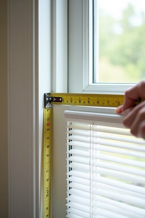 inside mount precise measurements outside mount oversize coverage