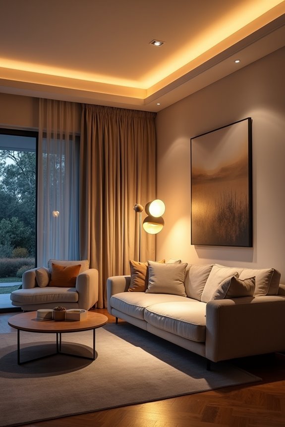 layered lighting for inviting rooms