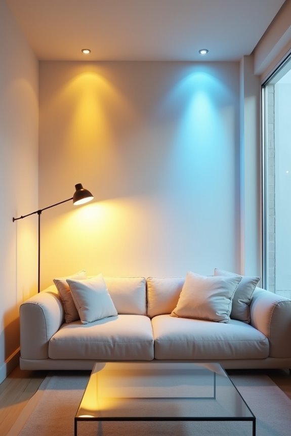 light position affects heat distribution