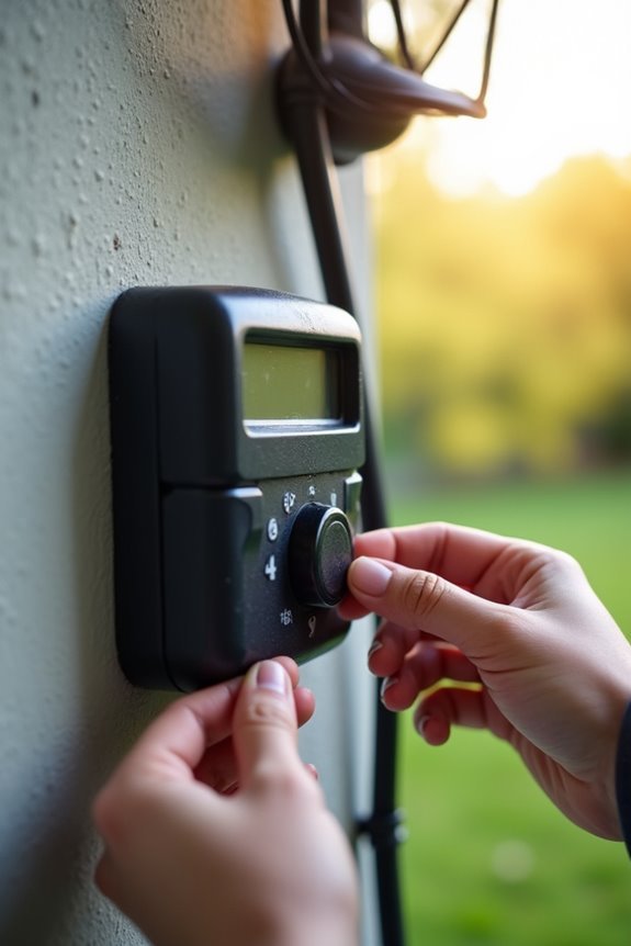power wiring timer alignment