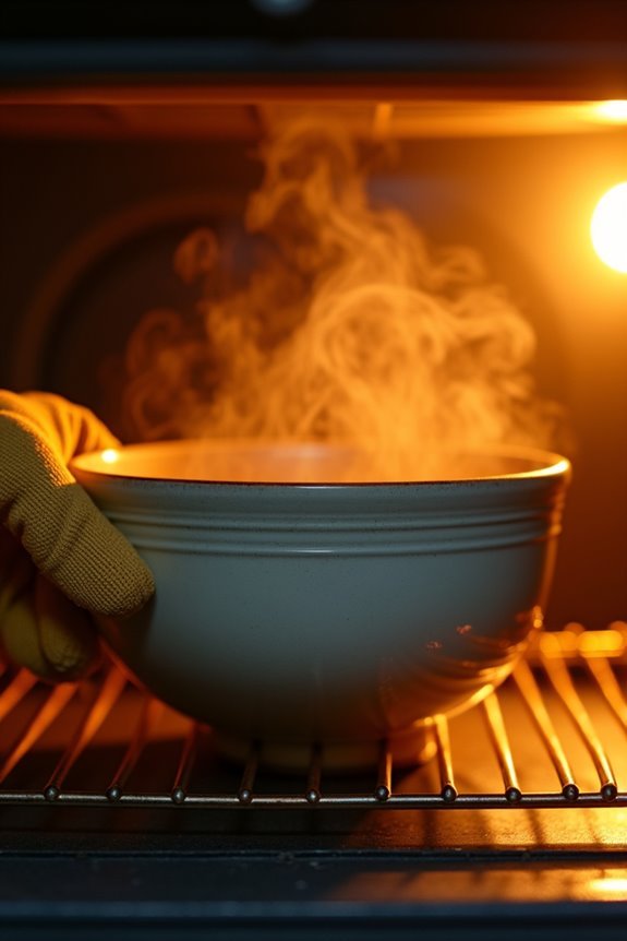 preheat together avoid thermal shock