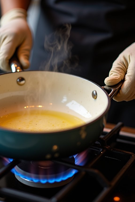 preheat transfer with care