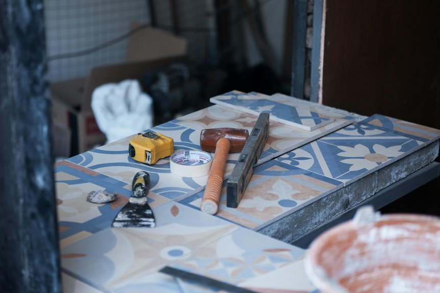 removing ceramic tiles in five steps