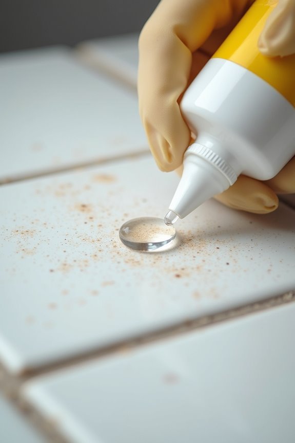 roughen vitrified epoxy bonding