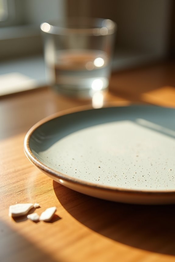 safe glazed ceramic dinnerware only