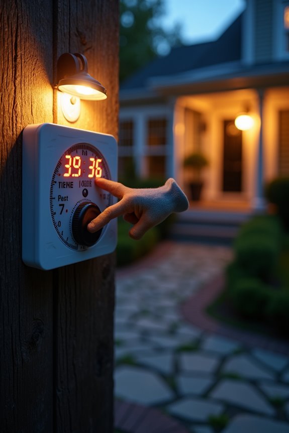 set timer on off schedule