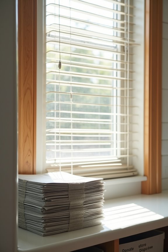 store donate or dispose blinds
