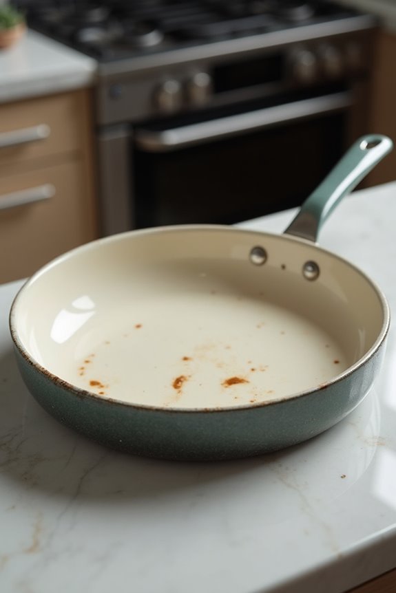 thermal shock harms ceramic pans