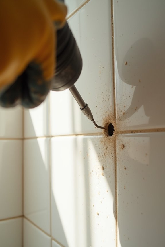 through hole finishing with epoxy